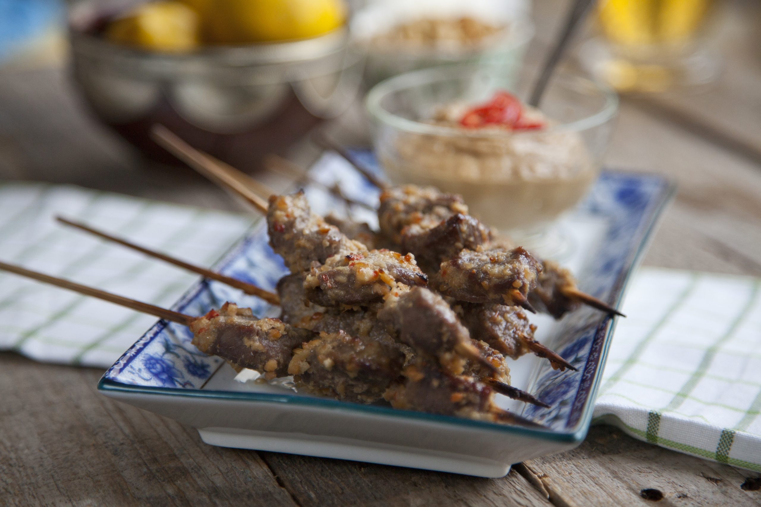 Indonesian Beef Skewers